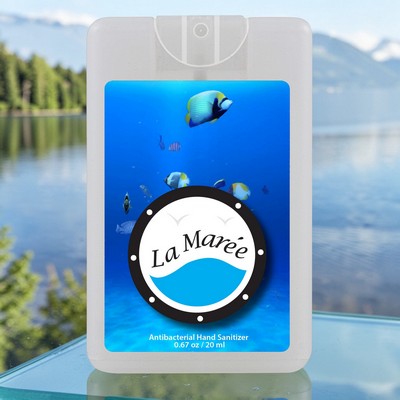 Rectangle Credit Card Style Antibacterial Hand Sanitizer Spray