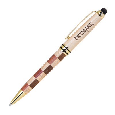 Custom Maple Rosewood Stylus Pen