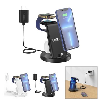 3" 1 Fast Wireless Charging Dock