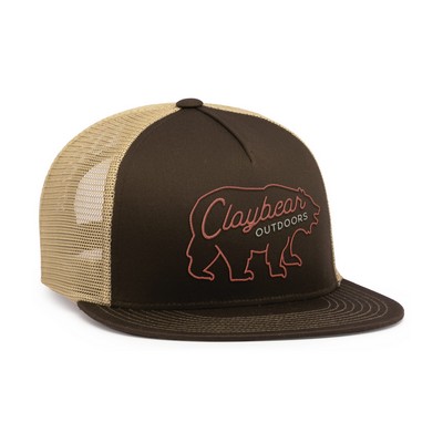 Pacific Headwear D-Series 5-Panel Trucker Snapback Cap