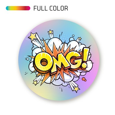 Custom Holographic Stickers - 8.01 To 12 Square Inches