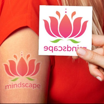 Custom Temporary Tattoos Singles (2"x2")