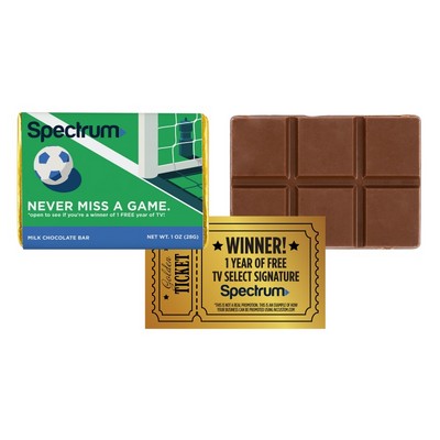 Soccer 1 oz Custom Wrapper Bars