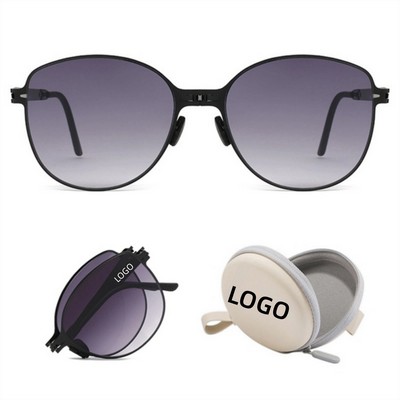 Foldable Polarized Sunglasses with Carrying Case