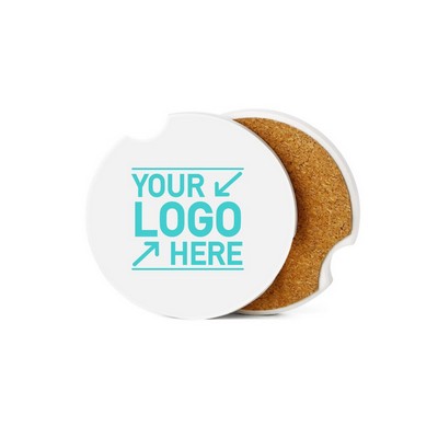 Custom Absorbent Ceramic Car Coaster