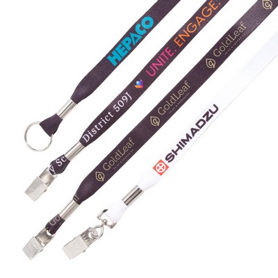 1/2" USA Made Dye Sublimated Lanyard