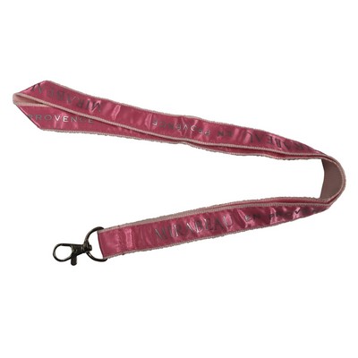 Full Color Sublimation Satin Polyester Lanyard (1" x 36")
