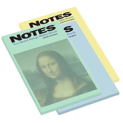 25-Sheet Stik-Withit® Adhesive Notepad w/ Pastel Paper (5"x8")