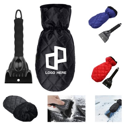 Car Windshield Ice Scraping Gloves