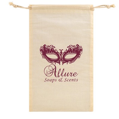 Cotton Muslin Drawstring Pouch