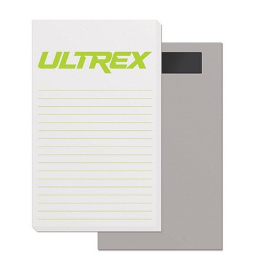 50 Page Magnetic Note-Pads with 1 Custom Color Imprint (3"x5")
