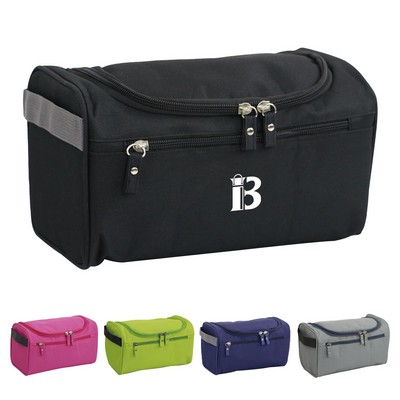 Oxford Waterproof Zipper Toiletry Bag