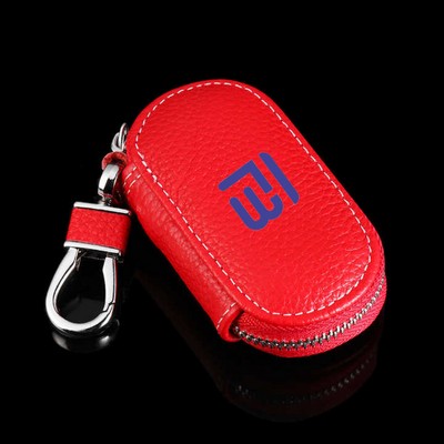 Genuine Leather Key Holder and Organizer Pouch