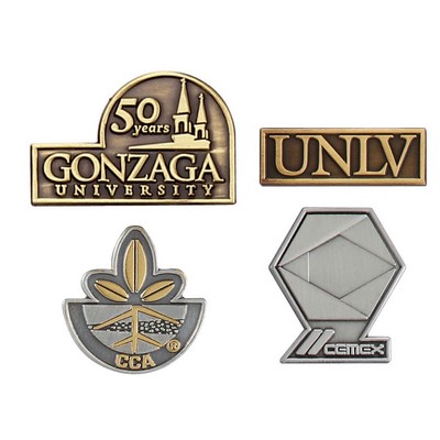1 3/4" (1.75") Die Struck Antique Lapel Pin