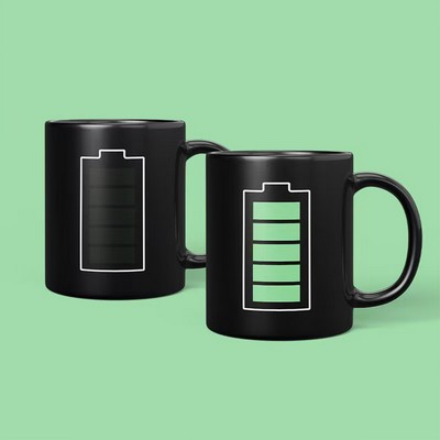 11Oz Color Changing Ceramic Coffee Mug