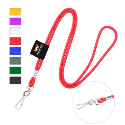 Nylon Rope Lanyard with Swivel J Hook