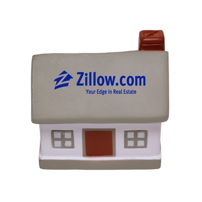 Union Printed - House Stress Reliever Ball with 1-Color Logo