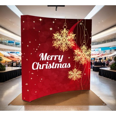 10' x 8' Fabric Pop Up Curved Display Package