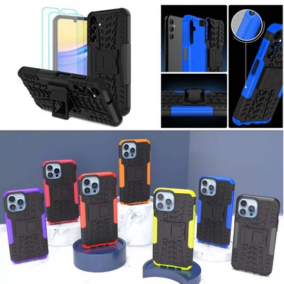 iBank ® Shockproof Case compatible with Galaxy A14/A15/A16/S25/S24/S23 + Screen Protector