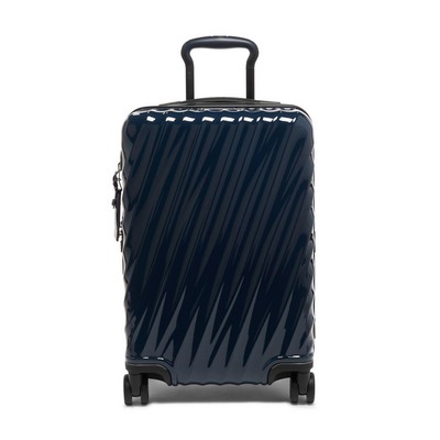 Tumi 19 Degree International Expandable 4 Wheeled Carry-On Luggage - Navy