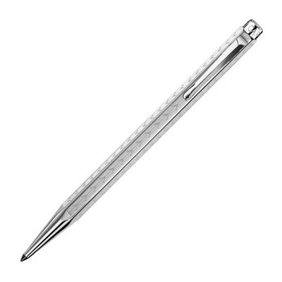 Luxury Line Caran d'Ache Chevron Platinum Coated Ball Point