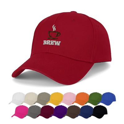 Custom 6-Panel Cotton Twill Sport Hat