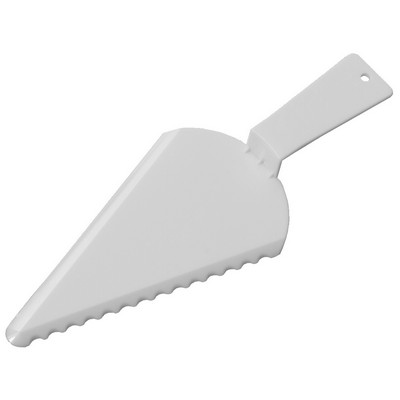 9" Low Handle Triangle Server White
