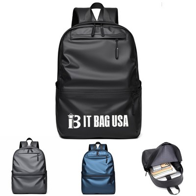 Polyester Double Zipper Backpack