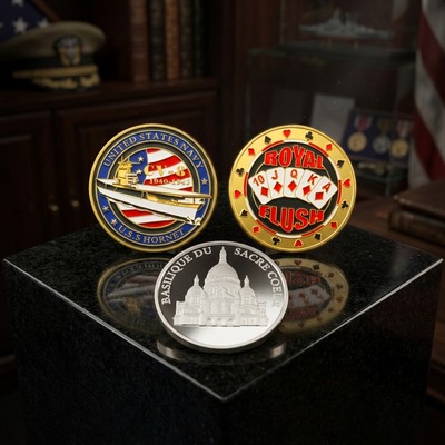 Die Struck & Soft Enamel Coin