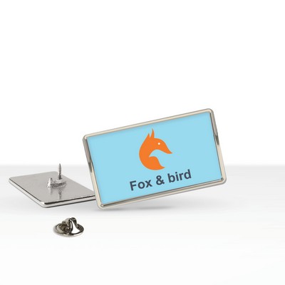 Express Lapel Pin - Rectangle (1.25 x 0.75")