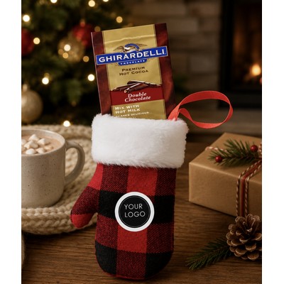 Holiday Mitten w/Hot Chocolate Pack