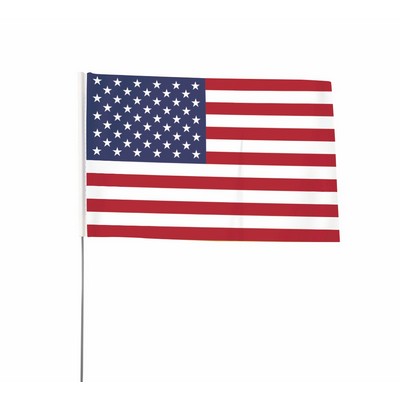 Hand Flag w/Single Sided Package (12"x 8")