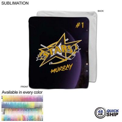 48 Hr Quick Ship - Team Blanket in Ultra Soft and Smooth Microfleece, Couch Size (50"x60")