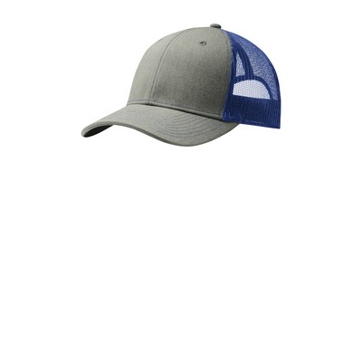 Port Authority C112 Snapback Structured Trucker Hat with Patch of Choice