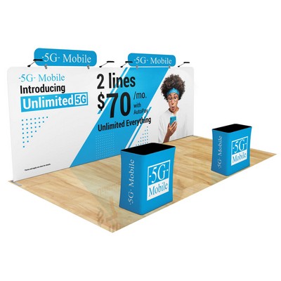 20' Fastzip™ Trade Show Booth Value Package