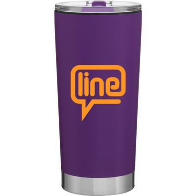 20 oz h2go Fargo Travel Tumbler (Matte Purple)