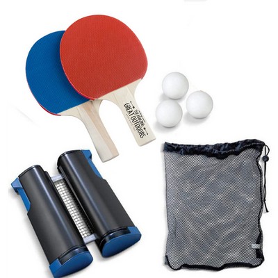 Retractable Table Tennis Set