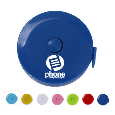 5' Plastic Round Retractable Soft Tape Measure