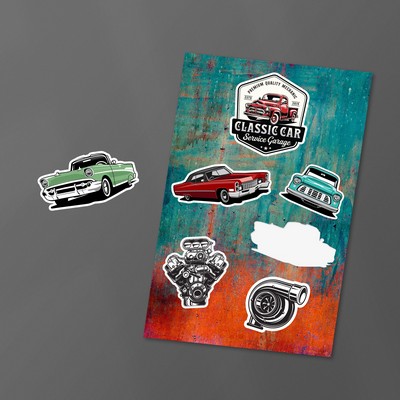 4" x 6" Vinyl Sticker Sheet
