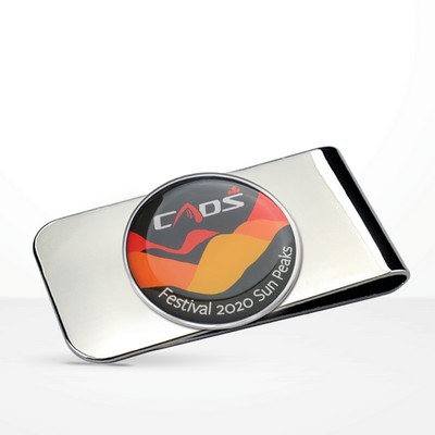 Money Clip with Photoart Classic Lapel Pin (Up to 1.25")
