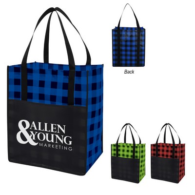 Northwoods Laminated Non-woven Recycled Tote Bag