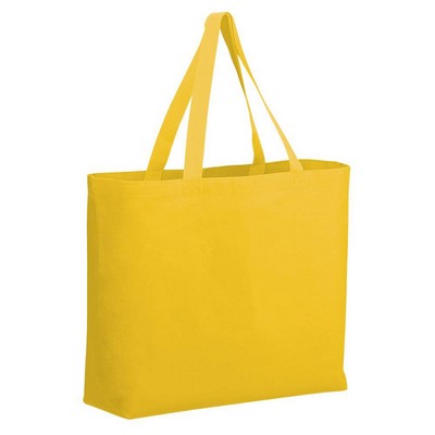 Q-Tees Canvas Jumbo Tote