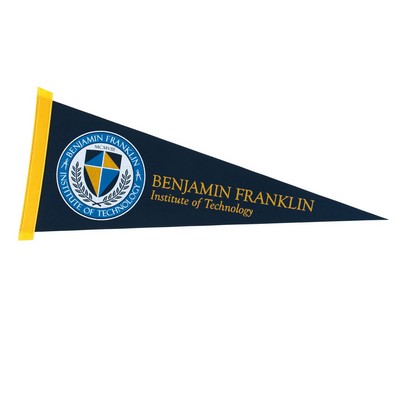 Colored Felt Pennant (9"x24") Screen Print