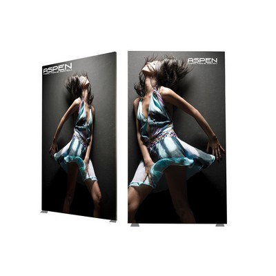 4' Aspen SEG Fabric Frame - 3'h Double-Sided Graphic Package