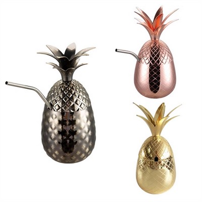 16 oz Pineapple Stainless Cup