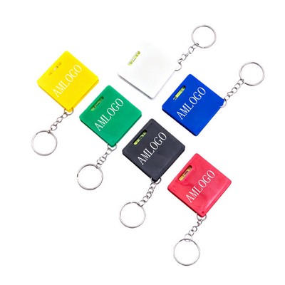 Compact Tape Measure with Integrated Level