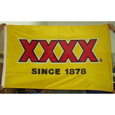 Flag Custom Screen Printed 3 x 5' 3 colors