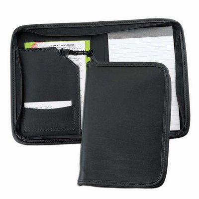USA & Union Made Leather Junior Zipper Folder