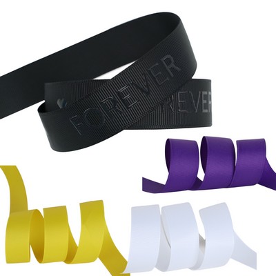 1" Custom Grosgrain Ribbon (100 yards/roll)