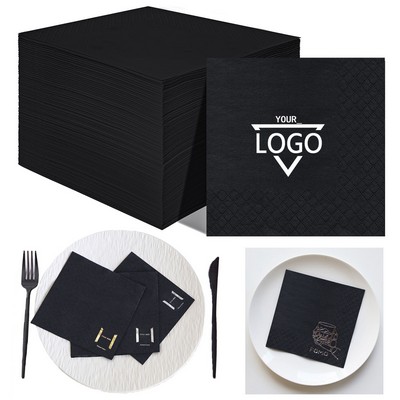 Black Napkin
